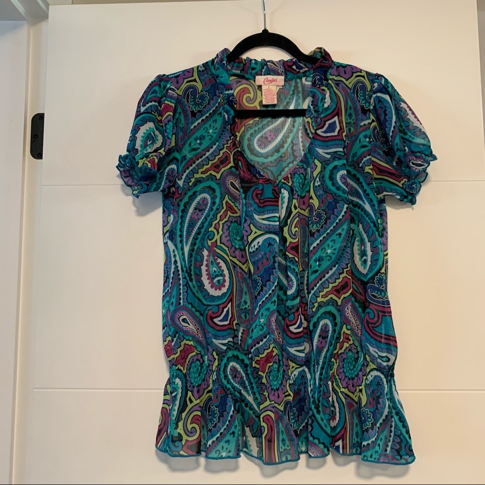Candie’s | Y2K Paisley Shirt